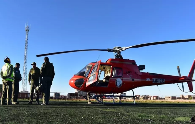 Helicóptero para El Alto Foto: CÁMARA DE DIPUTADOS