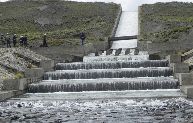 Represa en La Paz Foto: EPSAS
