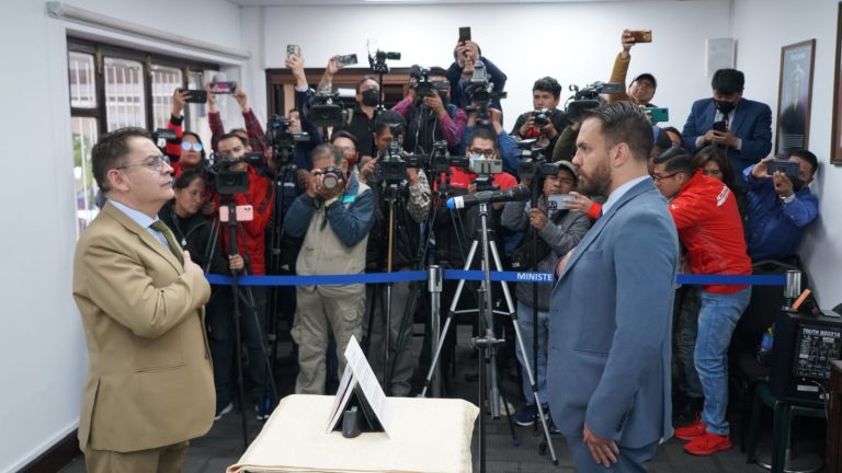 Posesión de Jhonny Aguilera como nuevo viceministro de Régimen Interior y Policía