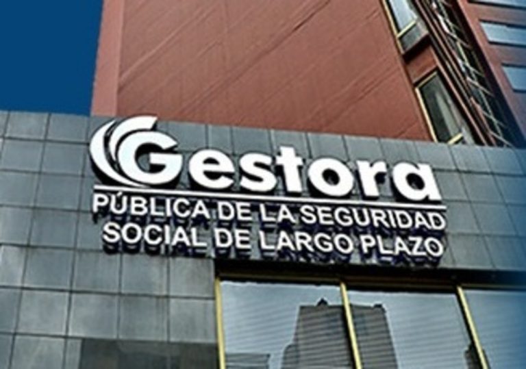 Fachada del edificio de la Gestora Pública Foto: ABI