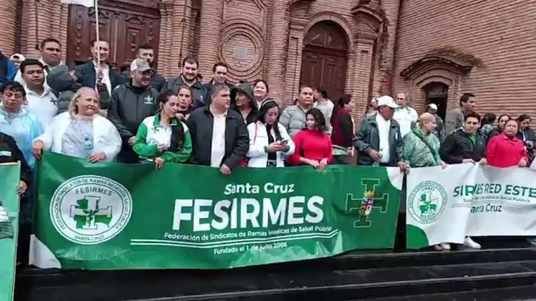 Marcha en Santa Cruz