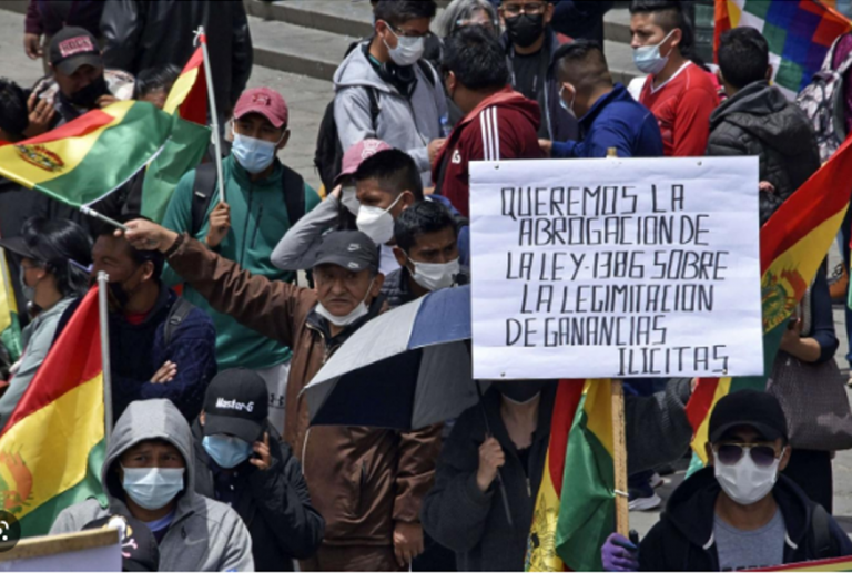 Protestas contra la ley 1386 Foto: CNN