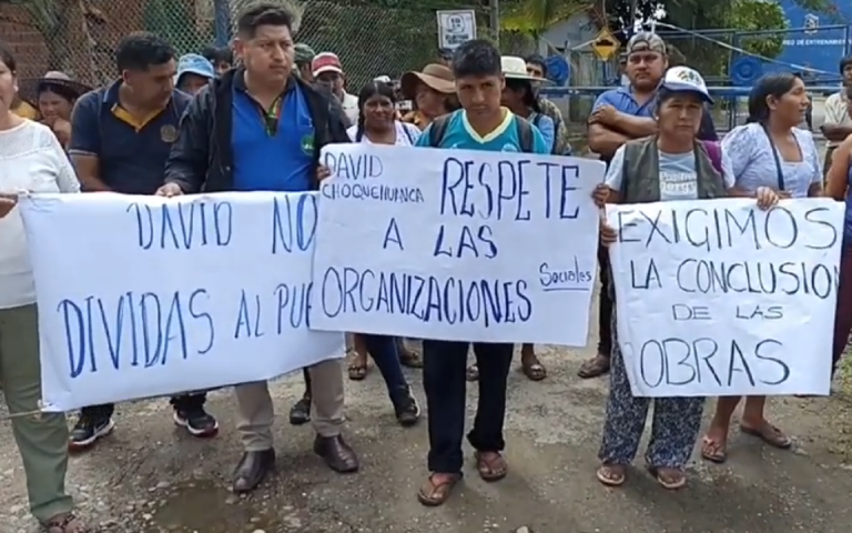 Tensión ante anuncio de visita de Choquehuanca en el chapare de Cochabamba