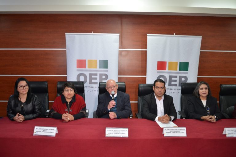 Vocales del TSE Foto: OEP