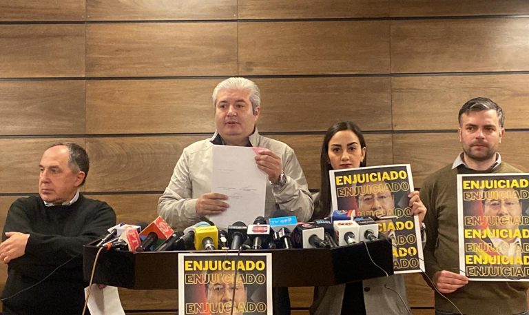 Anuncian proposición acusatoria contra el presidente Luis Arce Foto: Bancada de Comunidad Ciudadana