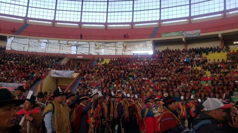 Congreso de CSUTCB /Foto: ABI