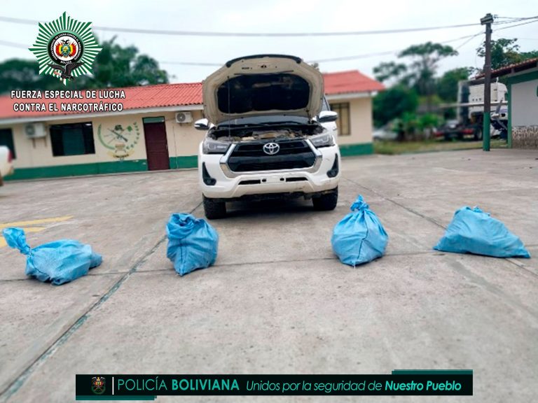 Resultados operativos antidroga /Foto: Policía Boliviana