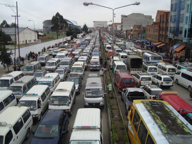 Transporte en El Alto /Foto: Noticias Bolivia