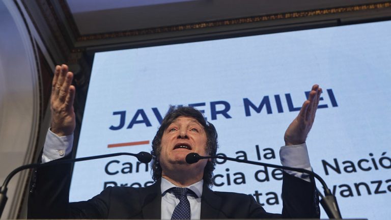 Javier Milei, presidente de Argentina