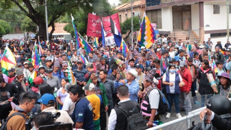 Protestas en Sucre