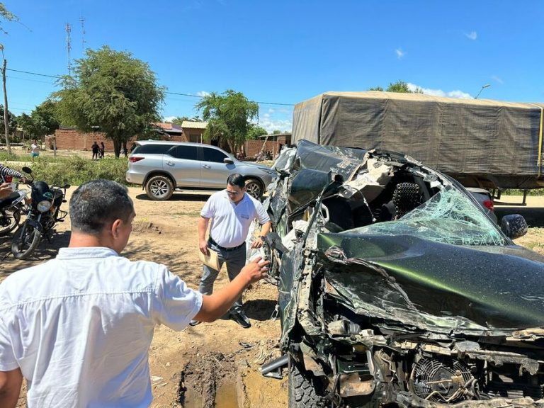 Inspección de la Fiscalía en el lugar del accidente. /Foto: FGE/