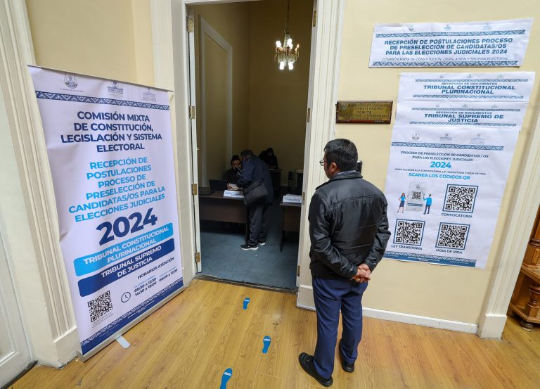 Recepción de postulaciones de candidatos (as) a las judiciales /Foto: Cámara de Senadores/