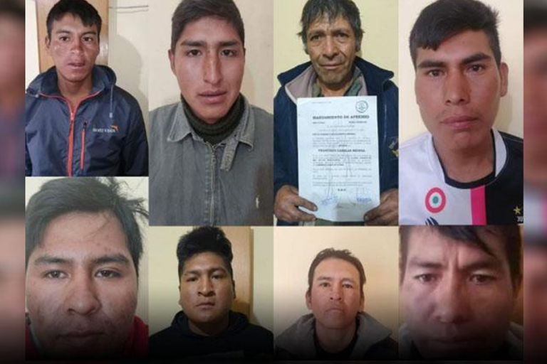 Reos que fugaron de la cárcel de Uncía en Potosí