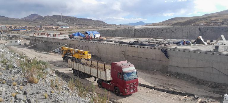 Obras en el aeropuerto e Potosí /Foto: Asambleísta Azucena Fuertes/