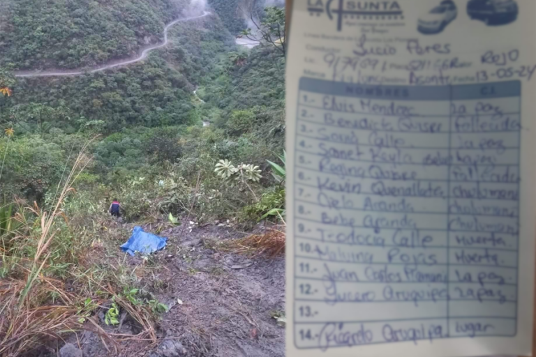 Accidente en Los Yungas