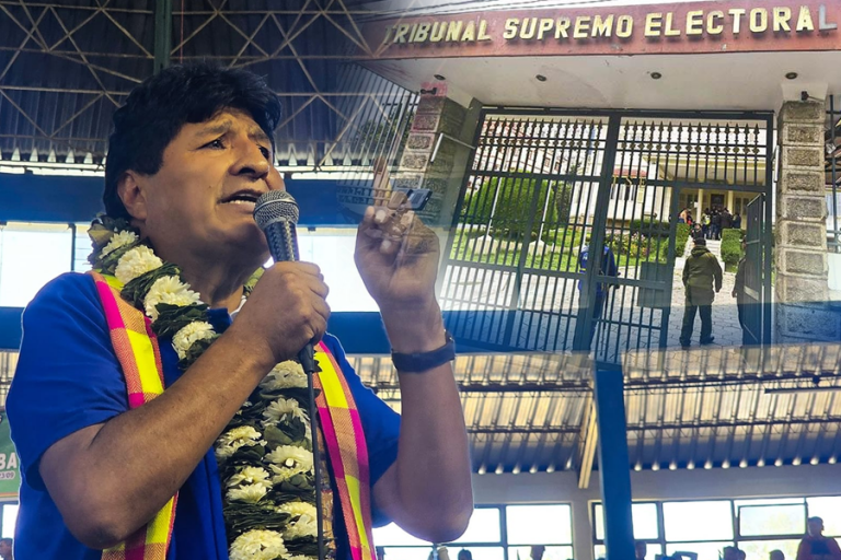 Evo Morales y TSE /Imagen Ilustrativa/