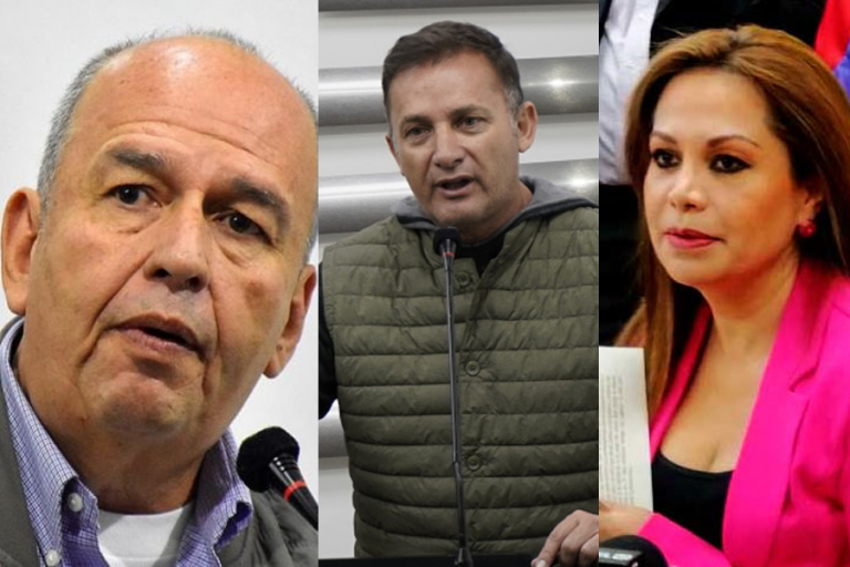 Exministros Arturo Murillo, Fernando Lopez y Roxana Lizárraga