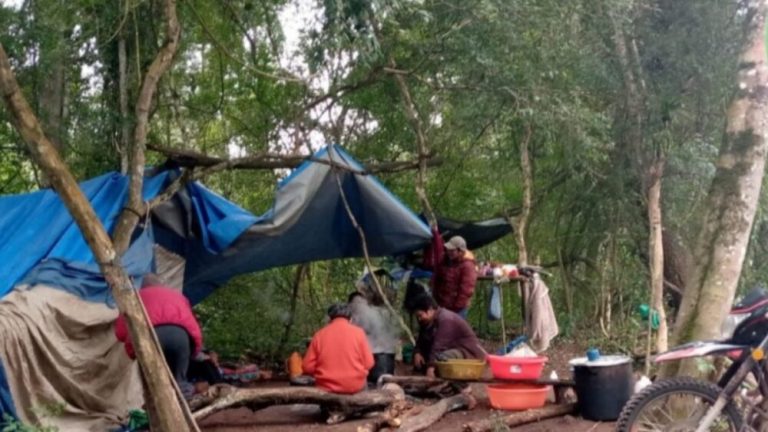 Vigilia de comunarios de Chiquiacá