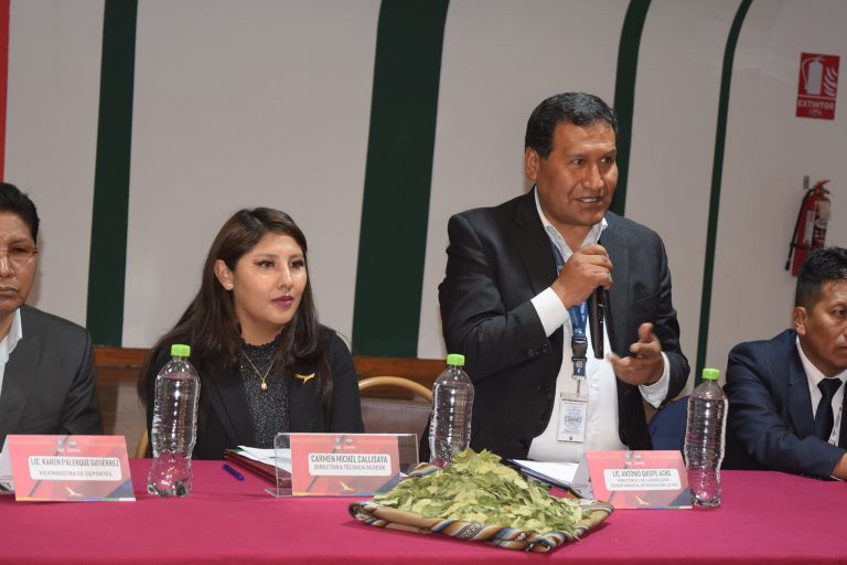 Antonio Quispe director a.i. del Servicio Departamental de Educación La Paz (Seduca)
