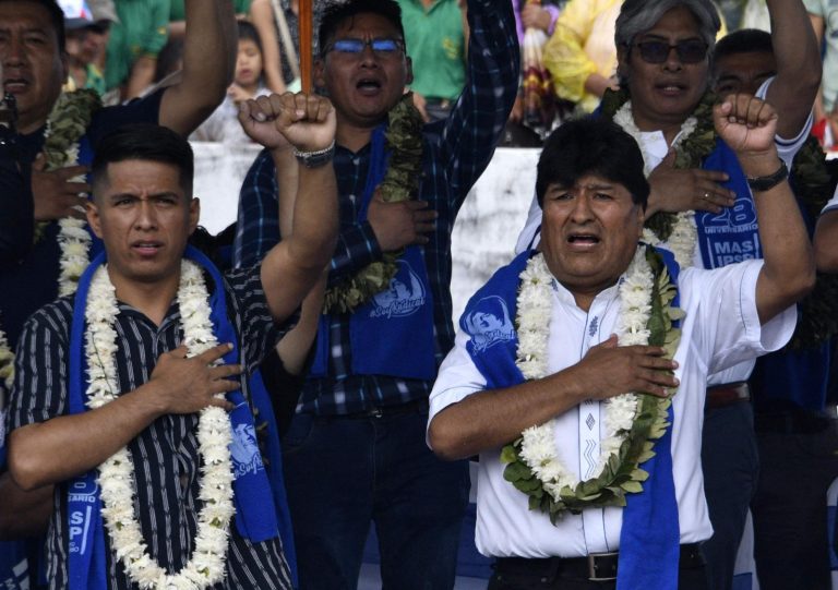Andrónico Rodríguez y Evo Morales /Foto: La Razón/