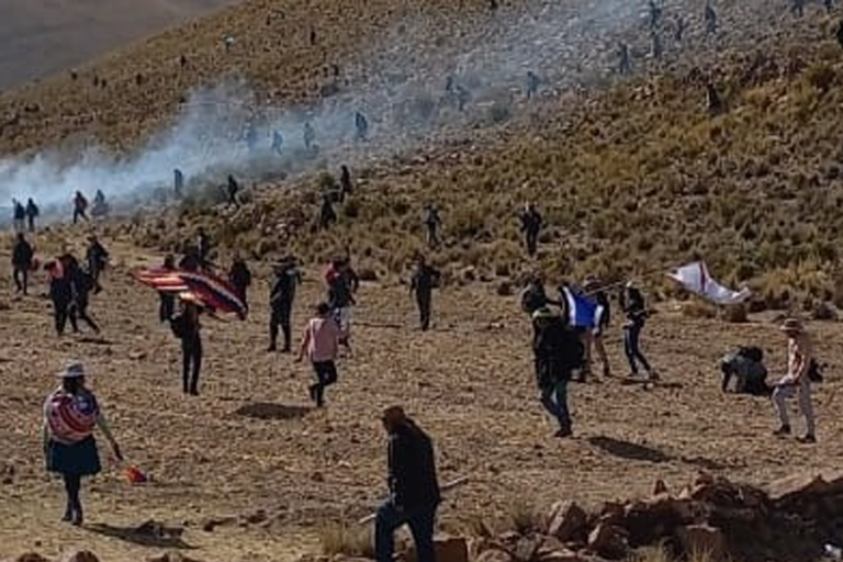 Enfrentamientos entre evistas y grupos afines a Arce