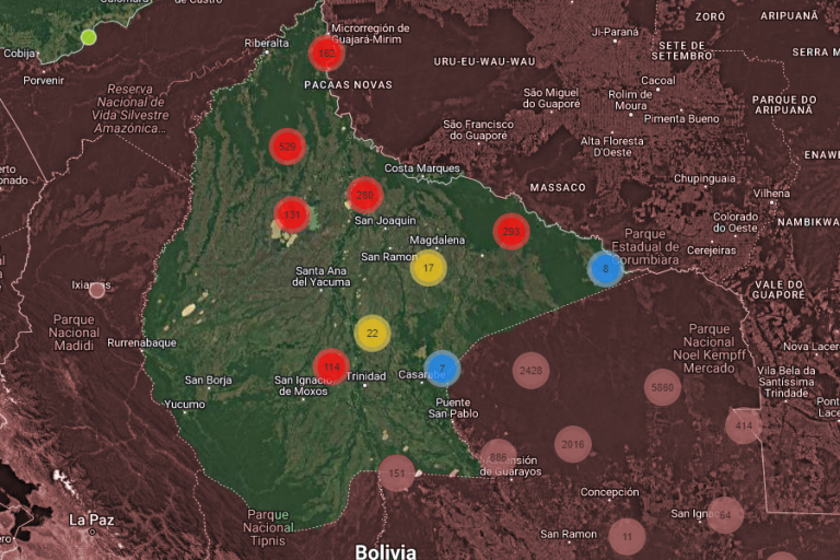 Sistema de monitoreo del Ministerio de Medio Ambiente