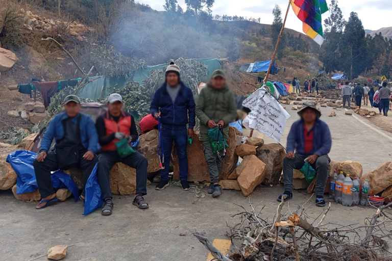 Bloqueadores en Cochabamba /Imagen Ilustrativa/ Foto: Kawsachun Coca