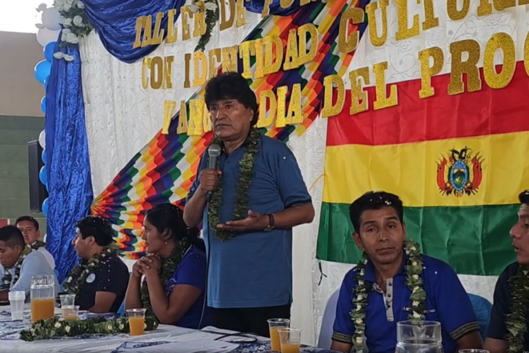 Evo Morales /expresidente boliviano/