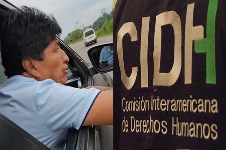 Evo Morales y CIDH /Imagen de referencia/