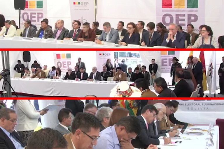 Cumbre convocada por el TSE
