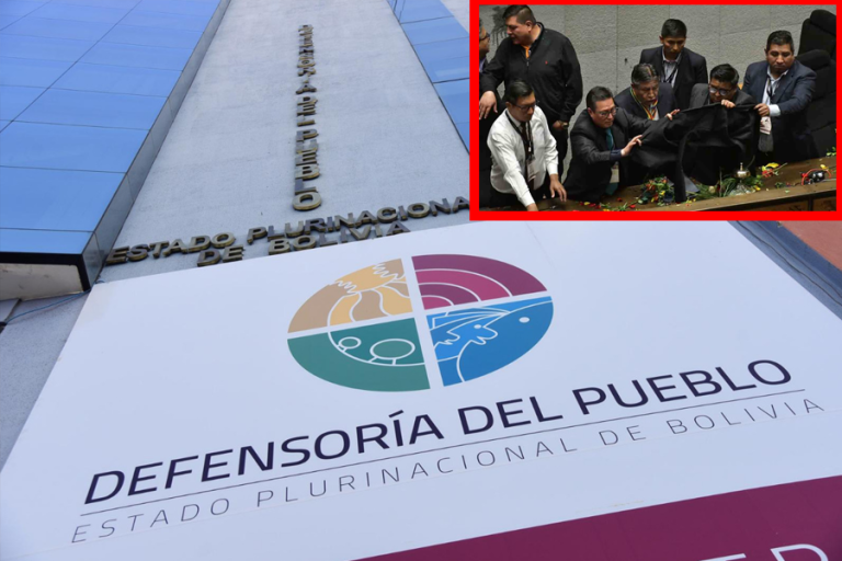 Defensoria del pueblo y pelea del MAS en el parlamento