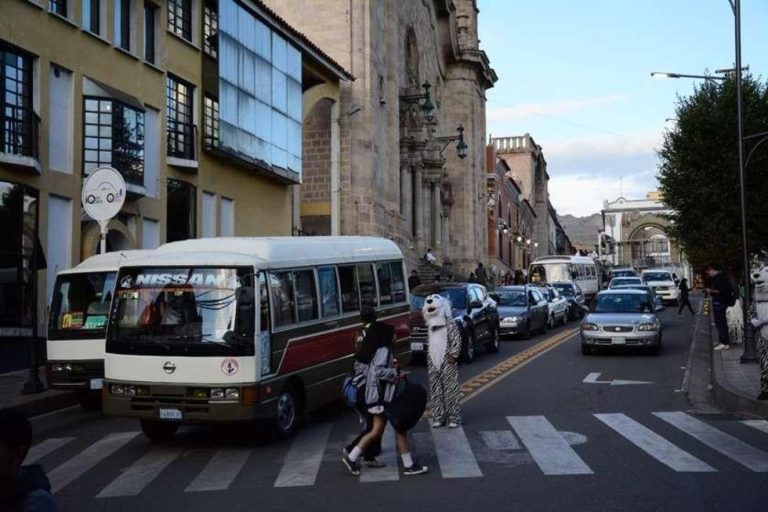 Transporte público en Potosí /Foto: El Potosí/