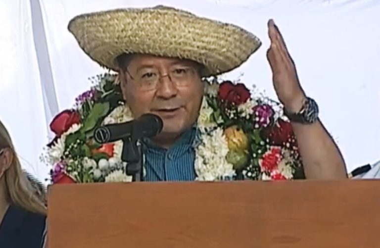 Luis Arce - Presidente de Bolivia visita Santa Cruz