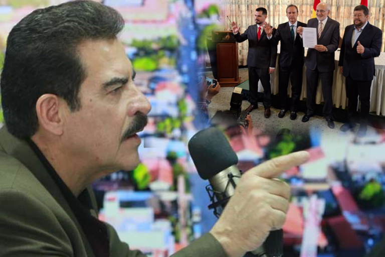 Manfred Reyes Villa y líderes de oposición