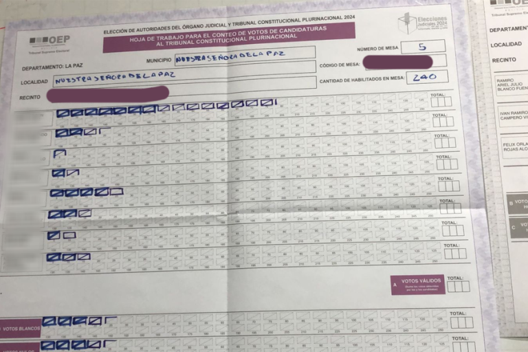 Votos elecciones judiciales /Imagen de referencia/