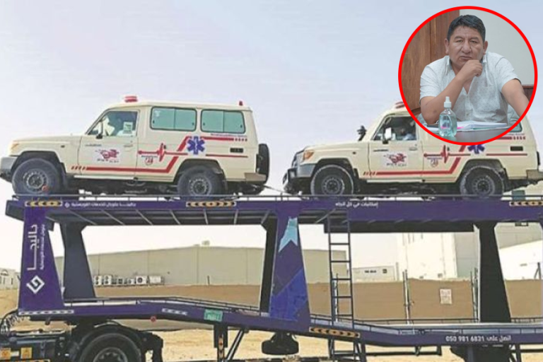 Caso ambulancias y el gobernador potosino Jhonny Mamani