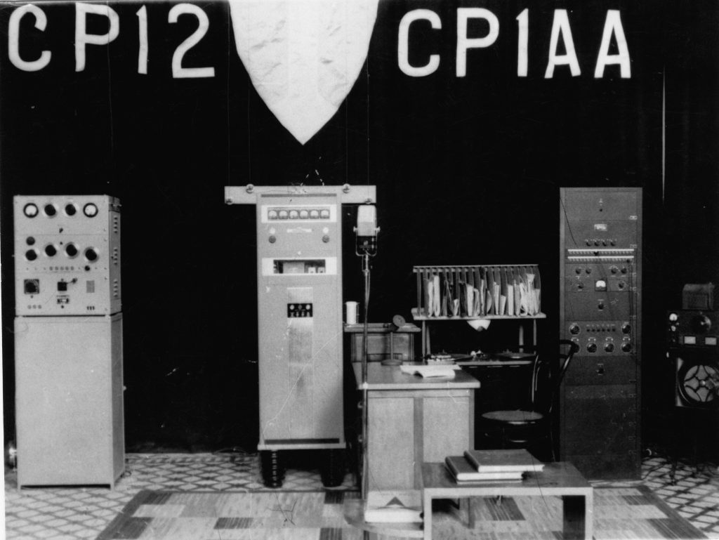 Estudio Radio Fides en 1939
