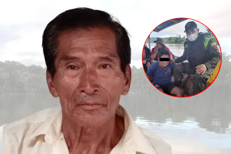 Francisco Murupa - activista indígena / Acusado por el asesinato es trasladado por la policía