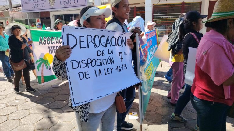 Marcha de gremiales en Santa Cruz / Foto: Fides Santa Cruz