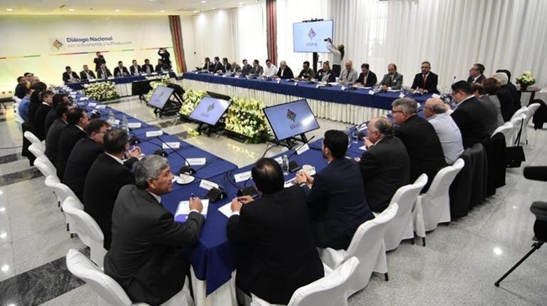 Diálogo por la Economía convocado por el gobierno en 2024 /Foto: Min. Economía