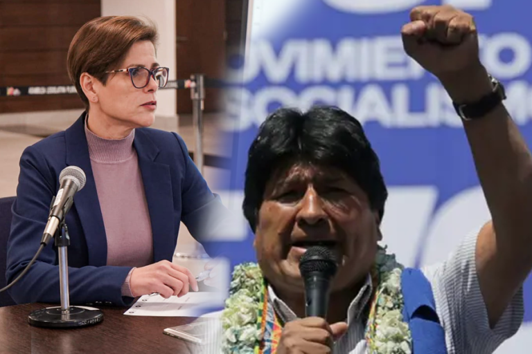 Jueza Lilian Moreno y Evo Morales /Imagen Ilustrativa/