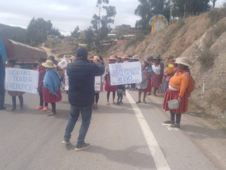 Movilizaciones evistas en Cochabamba /Foto: Kawsachun coca/