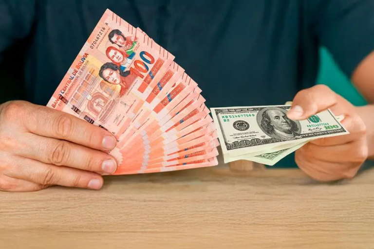 Bolivia y dólar /Imagen de referencia /Foto: UNITEL/