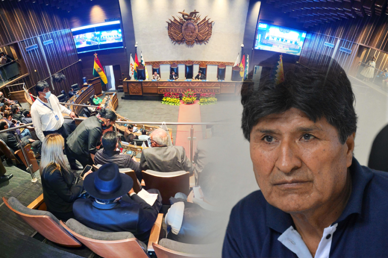 Legislativo / parlamento / Cámara de Senadores y Evo Morales /Imagen Ilustrativa/