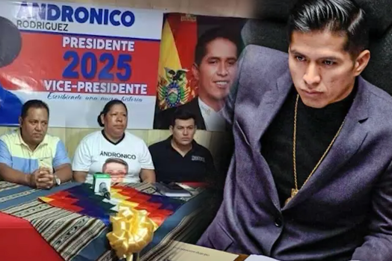 Campaña en favor de Andrónico Rodriguez en San Julián