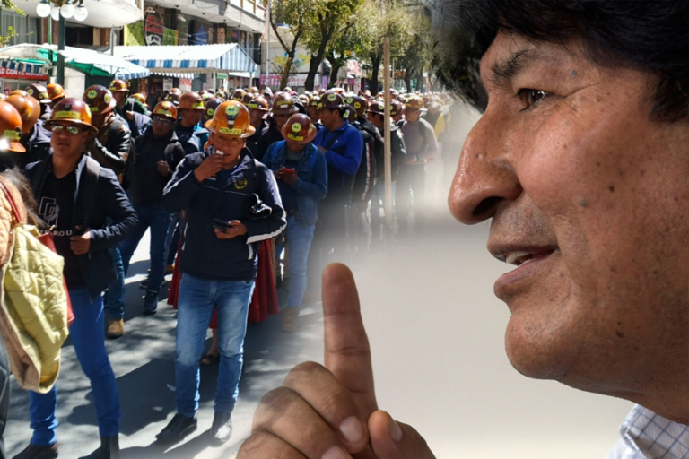 Cooperativistas y Evo Morales /Imagen de referencia/