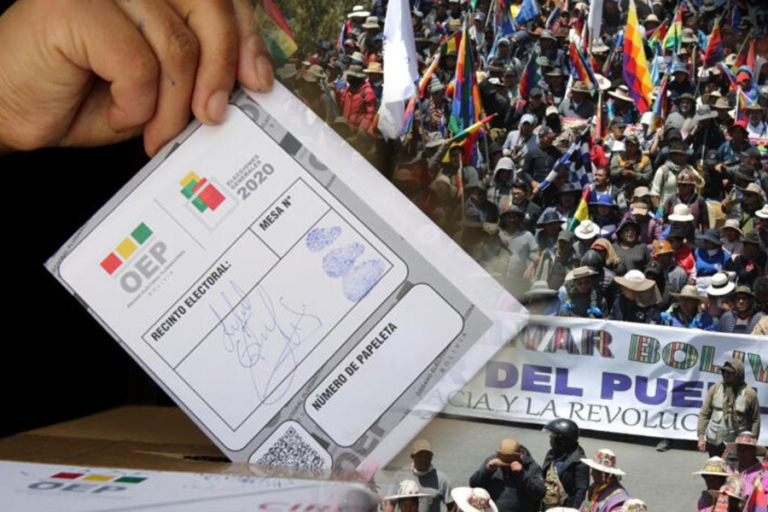Elecciones y marcha evista /Imagen Ilustrativa/