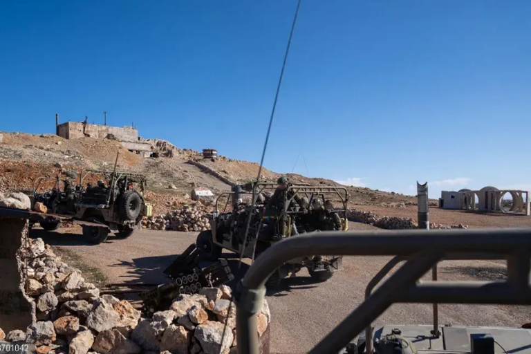 Operación en el monte Hermón para desmantelar el cuartel general del antiguo régimen sirio REMITIDA / HANDOUT por EJÉRCITO ISRAELÍ