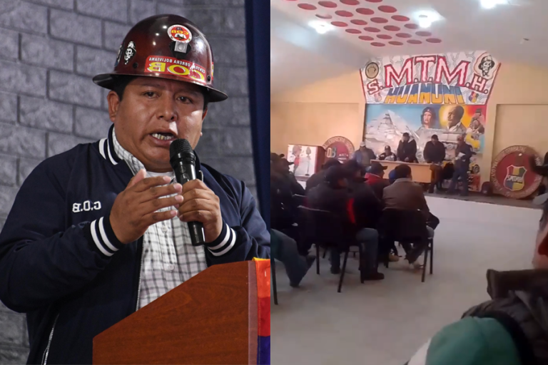 Juan Carlos Huarachi y reunión en Huanuni /Imagen Ilustrativa/