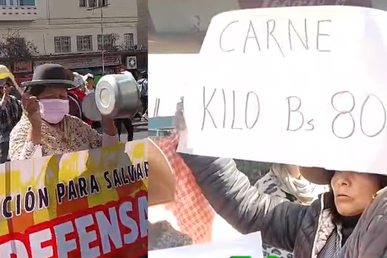 Medidas de protesta en La Paz
